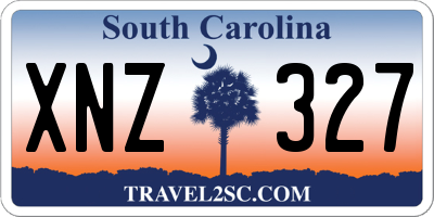 SC license plate XNZ327