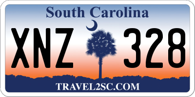 SC license plate XNZ328