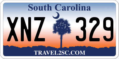 SC license plate XNZ329