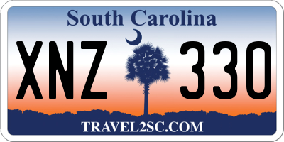 SC license plate XNZ330