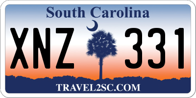 SC license plate XNZ331