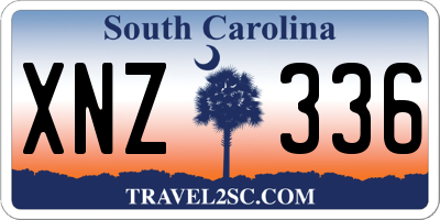 SC license plate XNZ336
