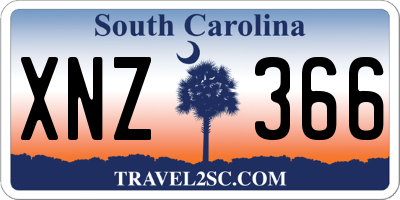 SC license plate XNZ366