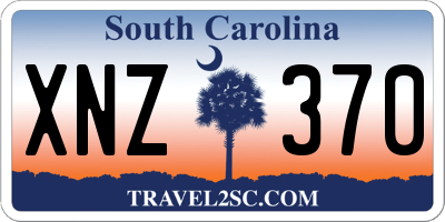 SC license plate XNZ370