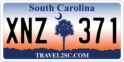 SC license plate XNZ371