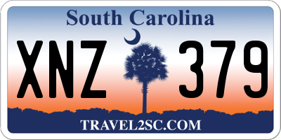 SC license plate XNZ379