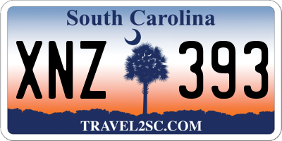 SC license plate XNZ393