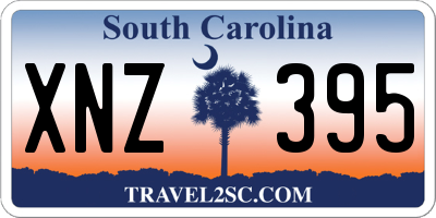 SC license plate XNZ395