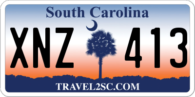 SC license plate XNZ413