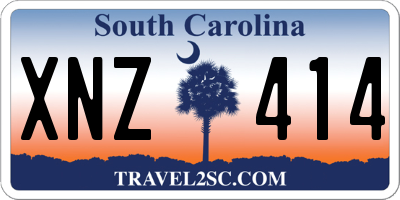SC license plate XNZ414