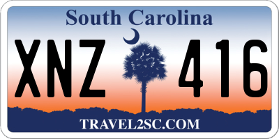 SC license plate XNZ416
