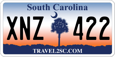 SC license plate XNZ422