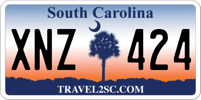 SC license plate XNZ424