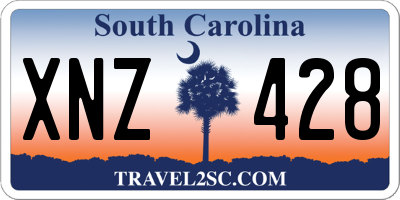 SC license plate XNZ428