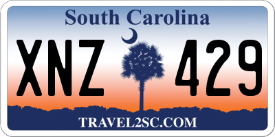 SC license plate XNZ429