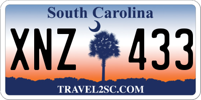 SC license plate XNZ433