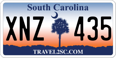 SC license plate XNZ435