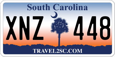SC license plate XNZ448