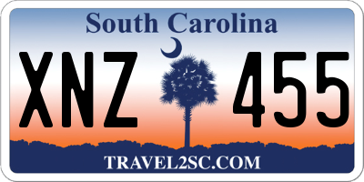 SC license plate XNZ455