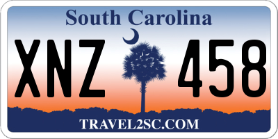 SC license plate XNZ458