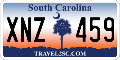 SC license plate XNZ459