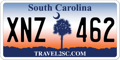 SC license plate XNZ462