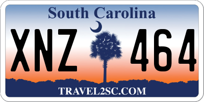 SC license plate XNZ464