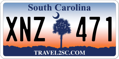 SC license plate XNZ471