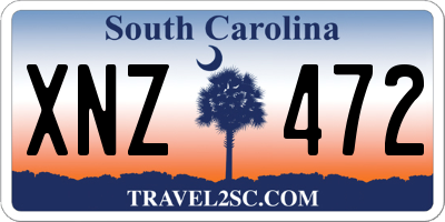 SC license plate XNZ472