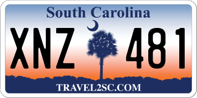 SC license plate XNZ481