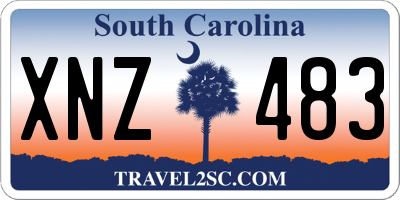 SC license plate XNZ483