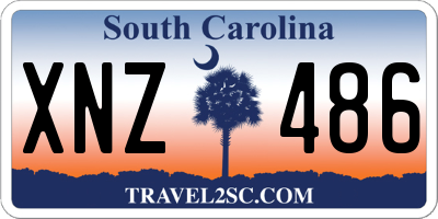 SC license plate XNZ486
