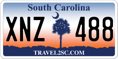 SC license plate XNZ488