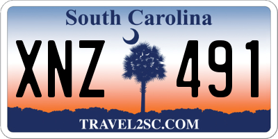 SC license plate XNZ491