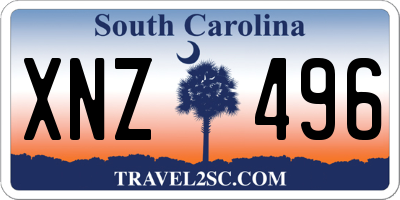 SC license plate XNZ496