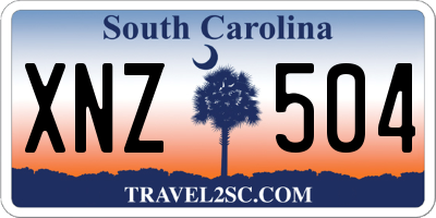 SC license plate XNZ504