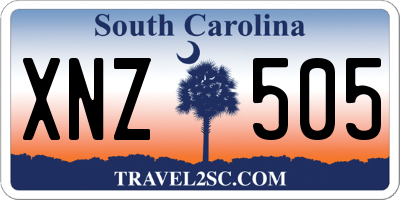 SC license plate XNZ505