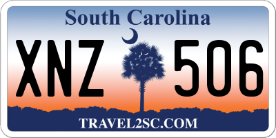 SC license plate XNZ506