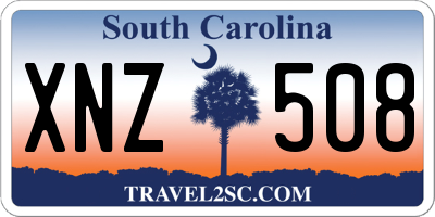 SC license plate XNZ508