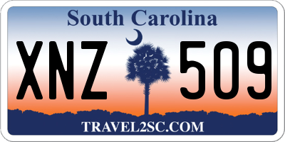 SC license plate XNZ509