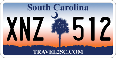 SC license plate XNZ512