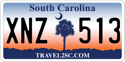 SC license plate XNZ513