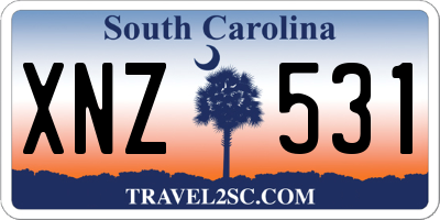 SC license plate XNZ531