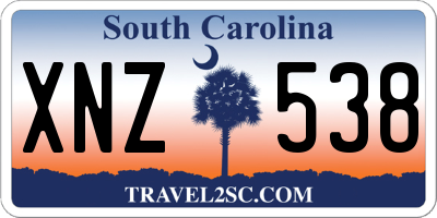 SC license plate XNZ538