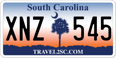 SC license plate XNZ545