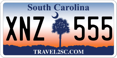 SC license plate XNZ555