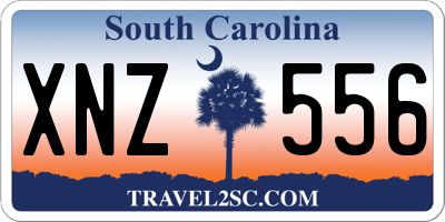 SC license plate XNZ556