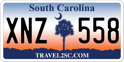 SC license plate XNZ558