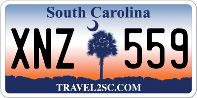 SC license plate XNZ559