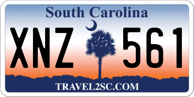 SC license plate XNZ561